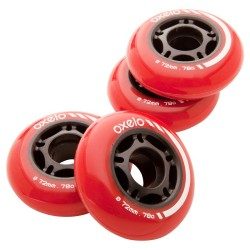4 ROUES ROLLER HOCKEY 72MM 80A
