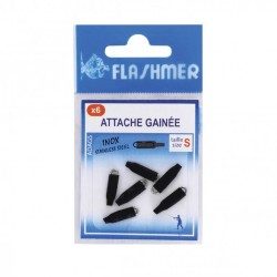 6 ATTACHES PÊCHE GAINEES S FLASHMER