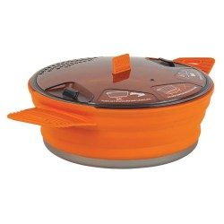 POPOTE TREKKING / RANDONNÉE COMPACTABLE “X-POT” 1/2 PERSONNES (1,4 LITRE) SEA TO SUMMIT