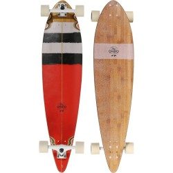 LONGBOARD PINTAIL SURF ROUGE