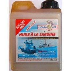 AMORCE PÊCHE EN MER HUILE DE SARDINE 1L LA SIRÈNE X21