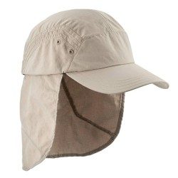 CASQUETTE TREKKING DÉSERT 500 ANTI-UV HOMME BEIGE