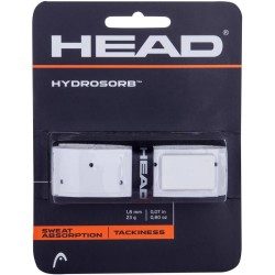 GRIP DE RAQUETTE DE TENNIS HYDROSORB BLANC HEAD