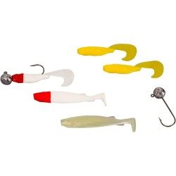 KIT PÊCHE AUX LEURRES SOUPLES S