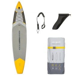 STAND UP PADDLE GONFLABLE RANDONNEE COURSE 500 / 12’6-32″ JAUNE ITIWIT