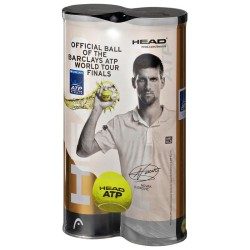 BALLE DE TENNIS ATP 2 LOTS DE 4 BALLES JAUNE HEAD