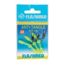 MONTAGE LIGNE MER ANTI ANGLE FLUO JAUNE 4.5CM FLASHMER