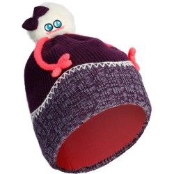 BONNET DE SKI KID FILLE MONSTER VIOLET WED’ZE