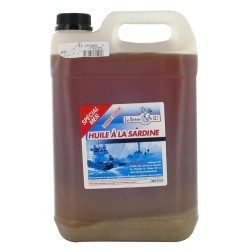 AMORCE PÊCHE EN MER HUILE DE SARDINE 5L LA SIRÈNE X21