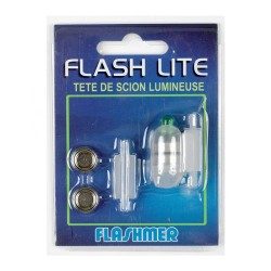 ACCESOIRE PÊCHE TÊTE DE SCION FLASH LITE VERTE FLASHMER