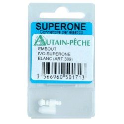 ACCESSOIRES PECHE MONTAGE ELASTIQUE EMBOUT SUPER ONE AUTAIN