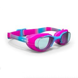 LUNETTES DE NATATION XBASE PRINT TAILLE S DYE ROSE BLEU