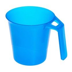 MUG CAMP DU RANDONNEUR PLASTIQUE 0,3 LITRE BLEU