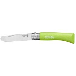 COUTEAU OPINEL NUMÉRO 7 RANDONNÉE À BOUT ROND VERT OPINEL