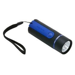 LAMPE TORCHE ONBRIGHT 300 RUBBER BLUE – 30 LUMENS