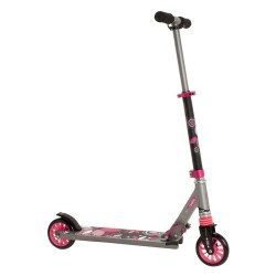 TROTTINETTE ENFANT MID 3 AVEC SUSPENSION GRISE/ROSE