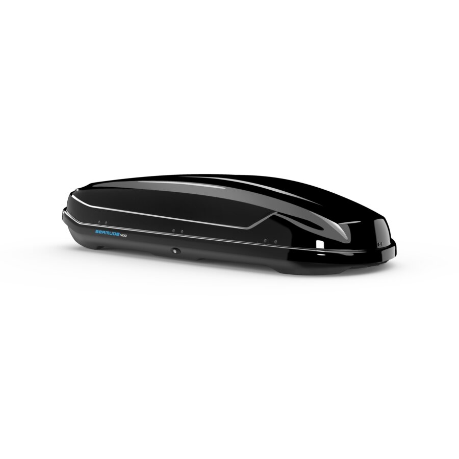 Coffre de toit dual side NORAUTO Bermude 400 noir brillant 421 L