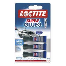 Colle glue liquide Super glue 3 liquide LOCTITE, 3 g