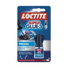 Colle glue liquide Super glue 3 pinceau LOCTITE, 5 g