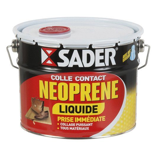 Colle néoprène liquide Multi – usages SADER, 2,5l