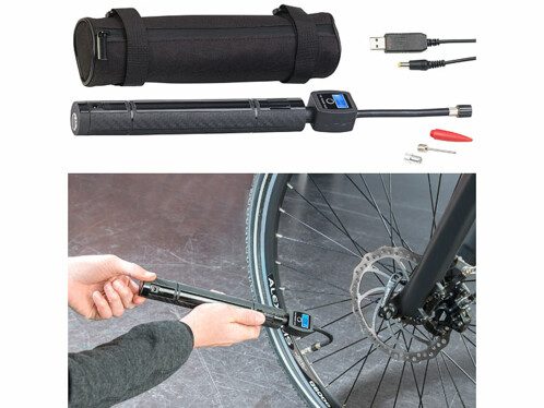 Compresseur d’air sans fil compact 101 Psi avec manomètre