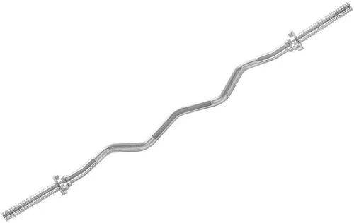 VirtuFit Curl Bar Ez Barbell Bar 120 Cm Vis 30 Mm