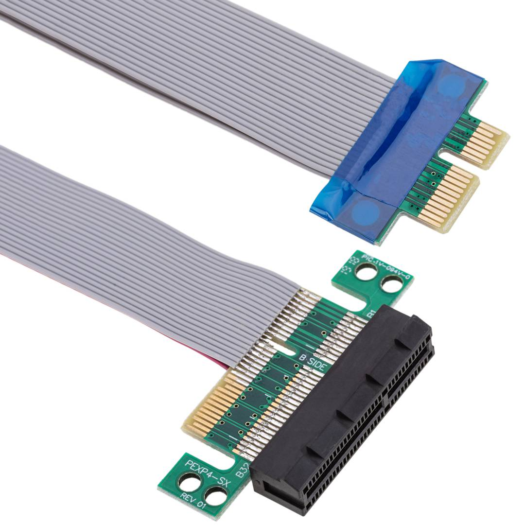 4X PCIe prolongation 19cm câble riser card