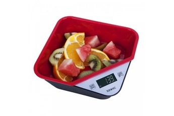 DURONIC KS100 BK BALANCE DE CUISINE NUMÉRIQUE AVEC BOL DÉMONTABLE – 5 KG