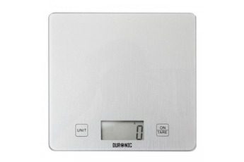 DURONIC KS1080 BALANCE DE CUISINE NUMÉRIQUE AVEC SURFACE EN VERRE DE 18 CM DE DIAMÈTRE- 5 KG