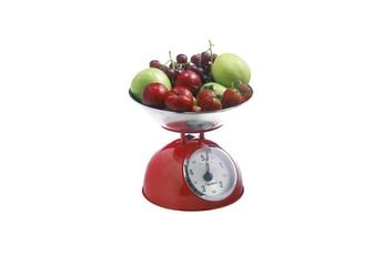 BESTRON BESTRON DKW700R BALANCE DE CUISINE – DESIGN RÉTRO – ROUGE