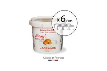 LAGRANGE LAGRANGE LOT DE 6 POTS D’AROMATISATION POUR YAOURTS CARAMEL