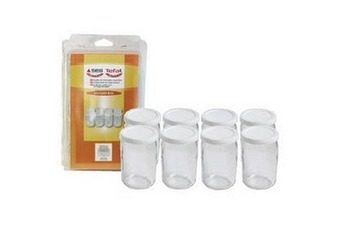 SEB 8 POTS VERRE COUVERCLE FARINE POUR YAOURTIÈRE ET LA YAOURTIERE 2