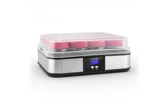 KLARSTEIN GAIA YAOURTIÈRE 12 POTS TIMER INOX -NOIR