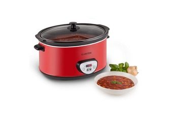 KLARSTEIN BANKETT MIJOTEUSE SLOW COOKER 6,5 LITRES 320W ROUGE