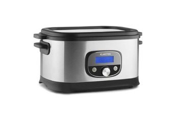 KLARSTEIN JACUZZI CUISEUR SOUS-VIDE POUR CUISSON LENTE / SLOW COOKING DE CAPACITÉ 6L (520 W, ÉCRAN LCD ) – ARGENT