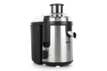 KLARSTEIN FRUIT TORNADO CENTRIFUGEUSE EXTRACTEUR DE JUS 400W INOX -NOIR/ARGENT