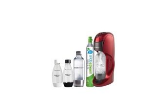 BIAGGIO SODASTREAM MÉGA PACK DYNAMO ROUGE + 4 BOUTEILLES + 1 CYLINDRE