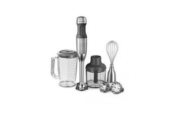 KITCHENAID KITCHENAID MIXEUR PLONGEANT 2 PIEDS, FOUET, HACHOIR INOX 5KHB2571ESX