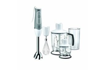 BRAUN MQ545APERITIF MIXEUR PLONGEANT ACIER INOXYDABLE GRIS/BLANC 25 X 17 X 38,1 CM