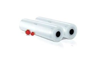 ROBBY LOT DE 2 ROULEAUX DE SACS POUR APPAREIL À EMBALLAGE SOUS VIDE VACU ONE – VBR2803