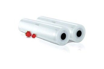 BESTRON LOT DE 2 ROULEAUX DE SACS POUR APPAREIL À EMBALLAGE SOUS VIDE VS2650 : VBR280