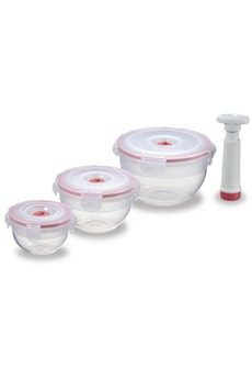 SOGO PLASTIQUE RONDE SET 4 PIÈCES BOÎTE À LUNCH – SOGO