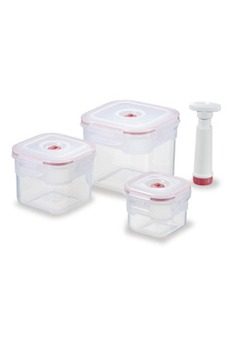 SOGO PLASTIQUE CARRE SET 4 PIÈCES BOÎTE À LUNCH – SOGO