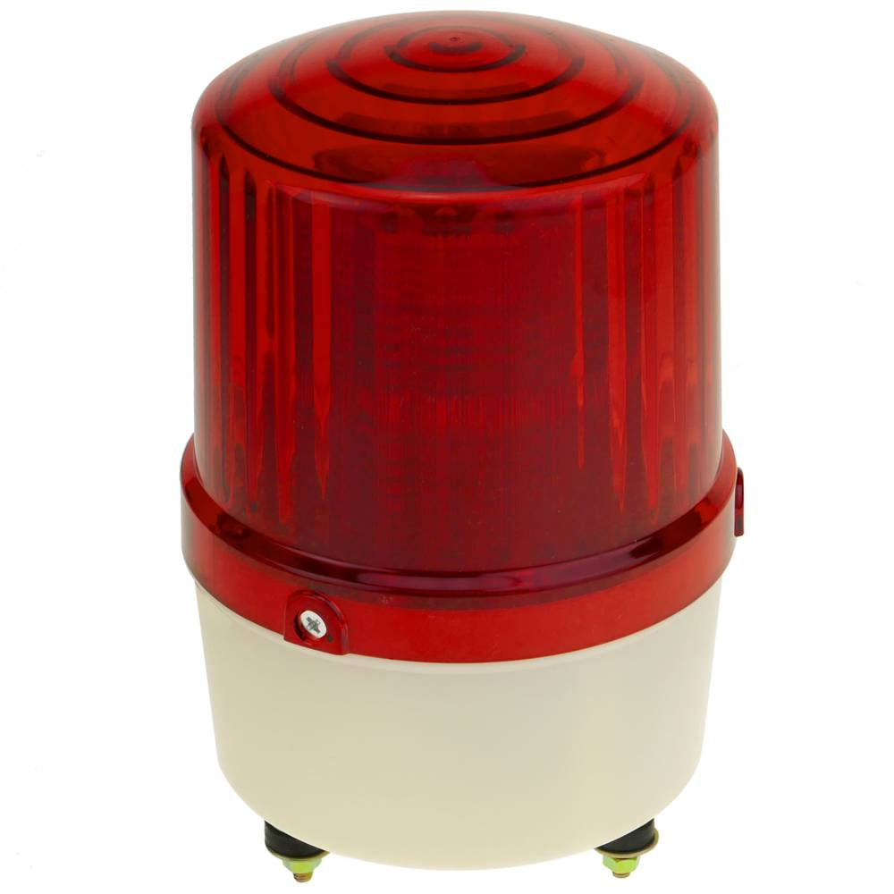 Lampe de Signal LED rouge 115 mm. Gyrophare avec effet de rotation