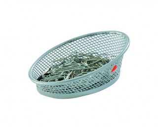 Pot à trombones Mesh – ALBA – Gris metal