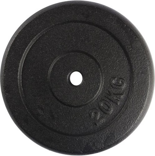 VirtuFit Disque De Poids En Fonte Poids De Poids 30 Mm 20 Kg