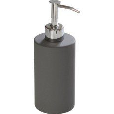 Distributeur de savon céramique avec porte-éponge gris-gris n°1