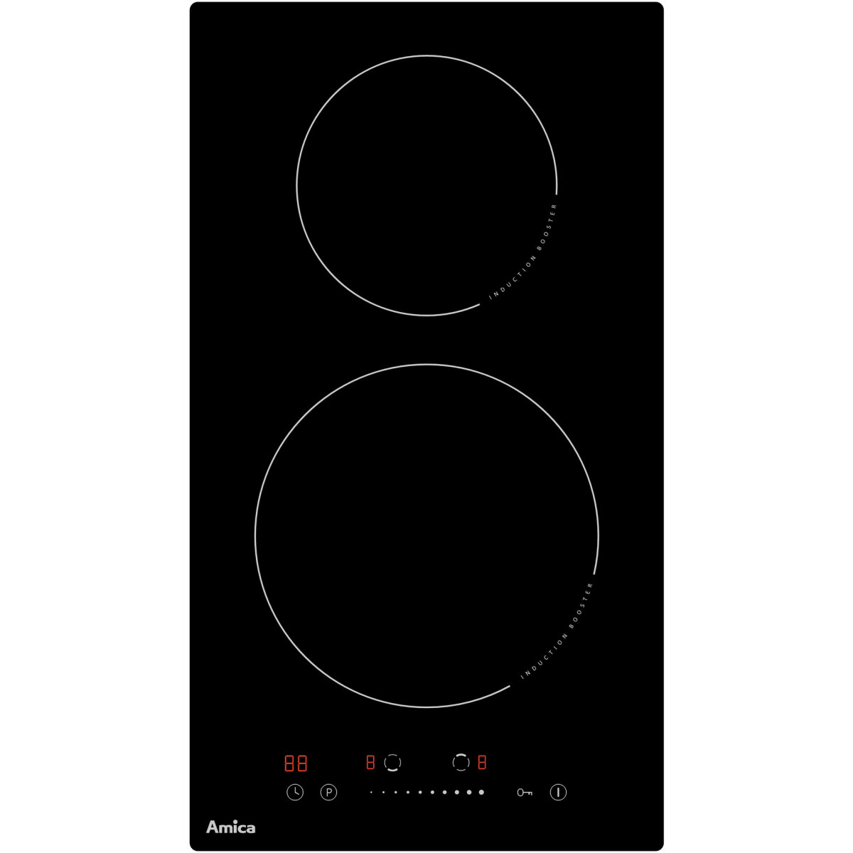 Domino induction 29cm noir – ai2527c – AMICA