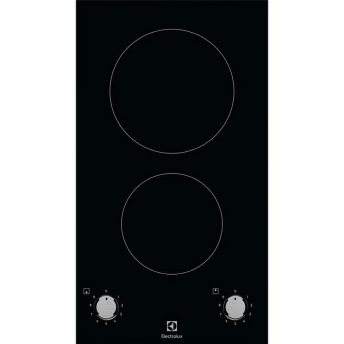 Domino vitrocéramique 29cm 2900w noir – lhr3210ck – ELECTROLUX