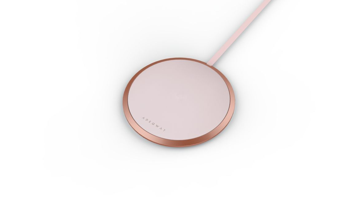 Chargeur induction Adeqwat sans fil Silicone rose